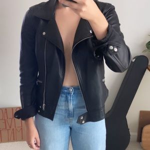 ZARA Trafaluc Faux Leather Jacket